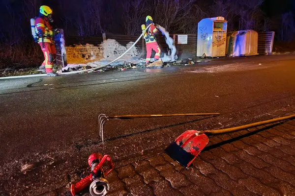 Brandeinsatz: Müllcontainerbrand in Salzgitter-Drütte